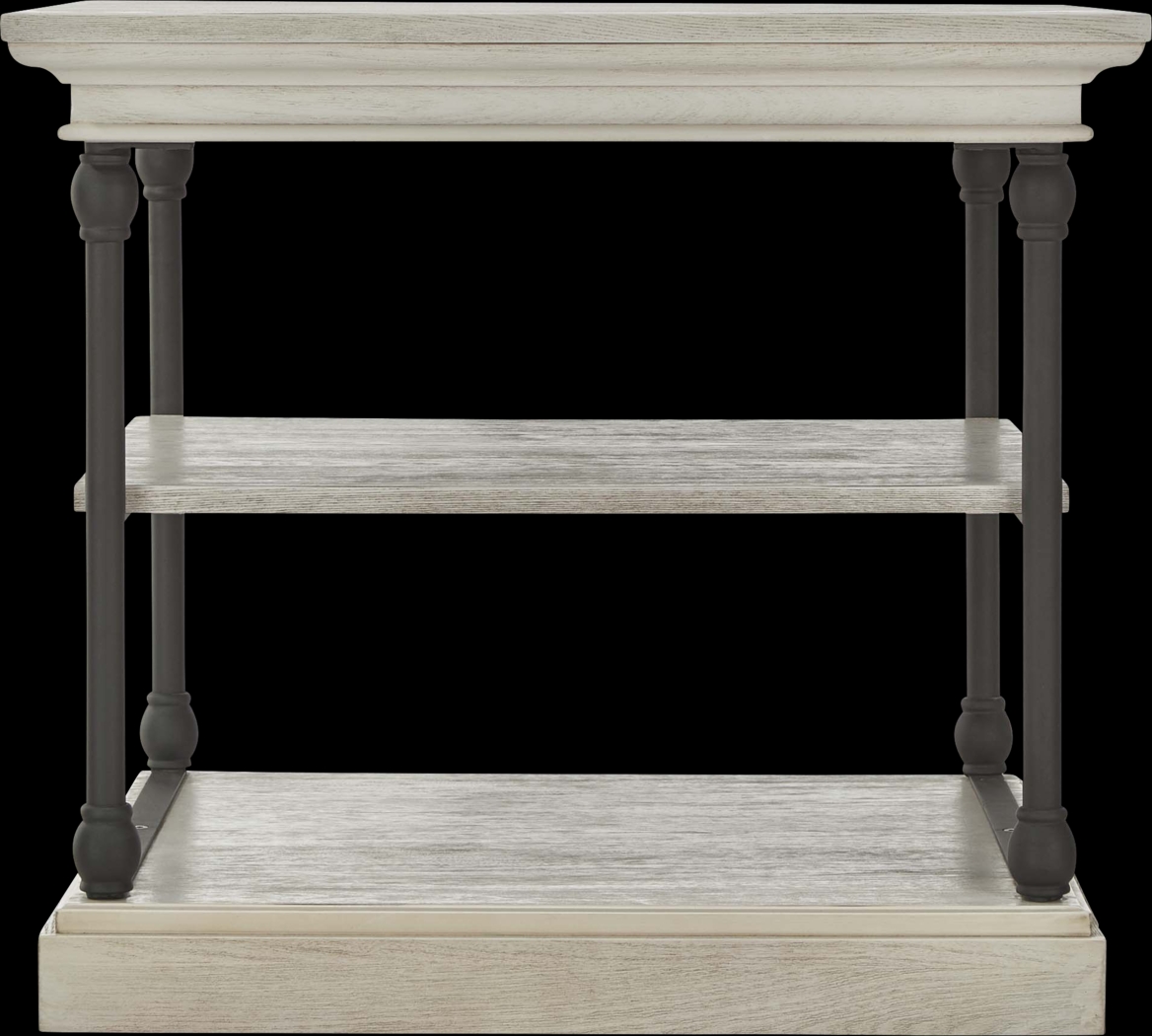 Raymir White Accent Table - Thumbnail - Image 2