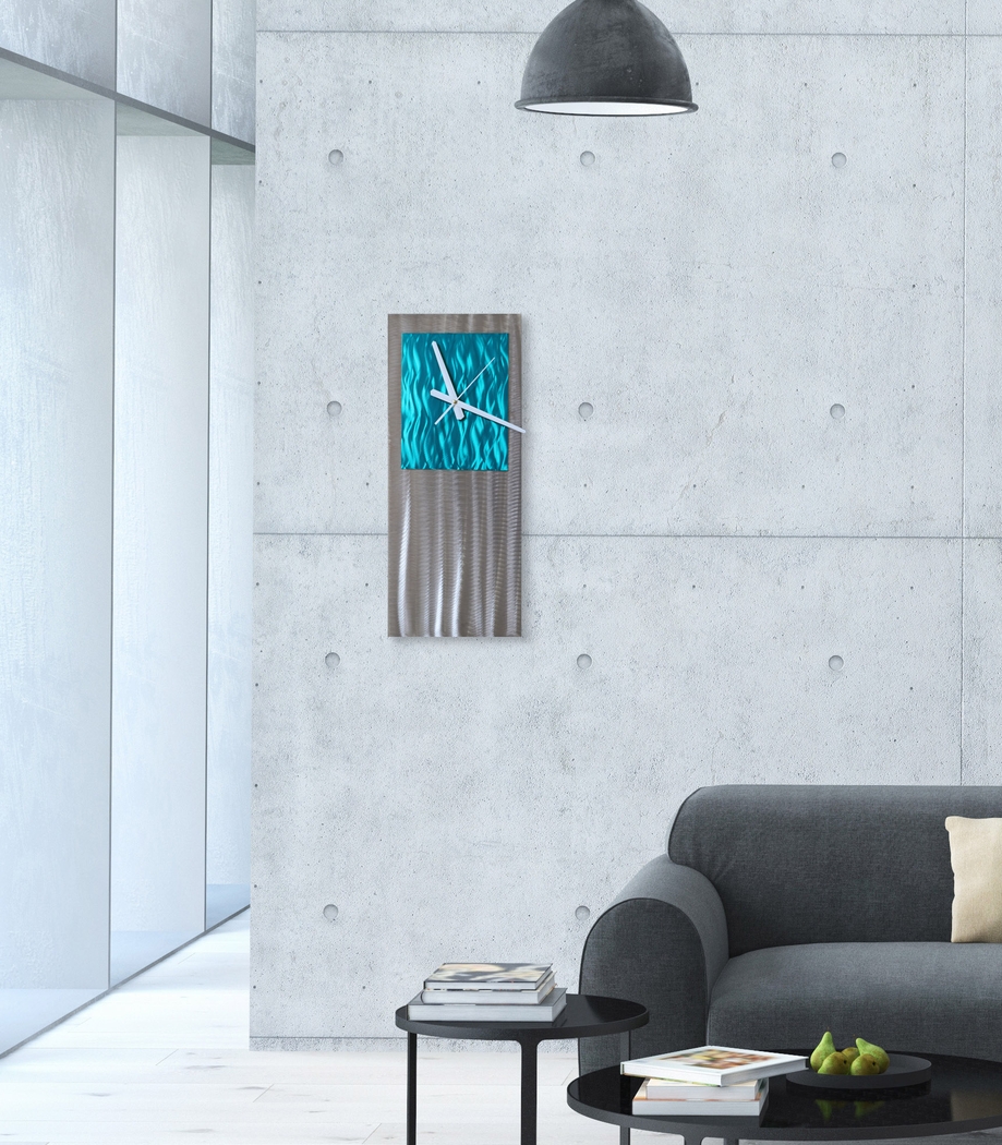 Raynell Teal Clock - Thumbnail - Image 3