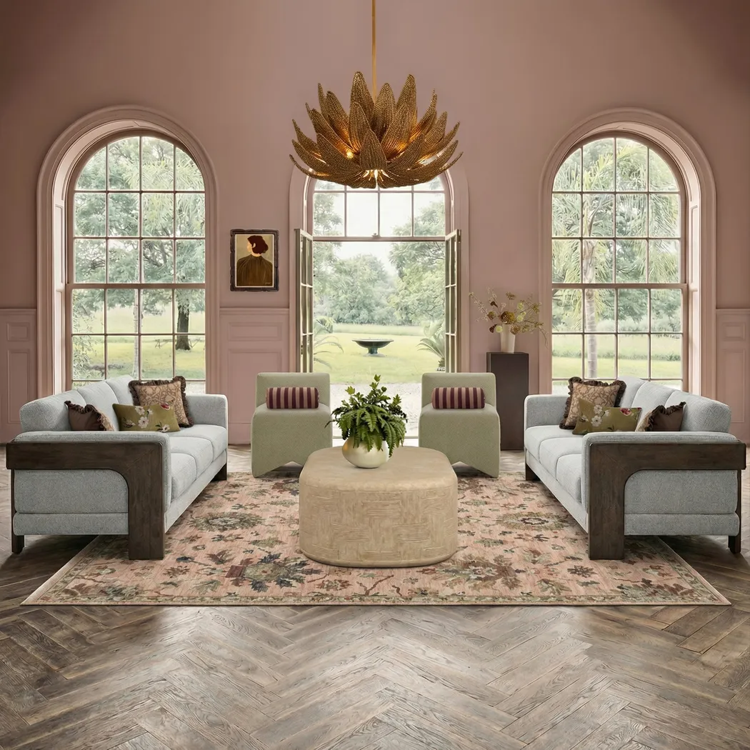 Raziya Beige Sofa - Thumbnail - Image 2