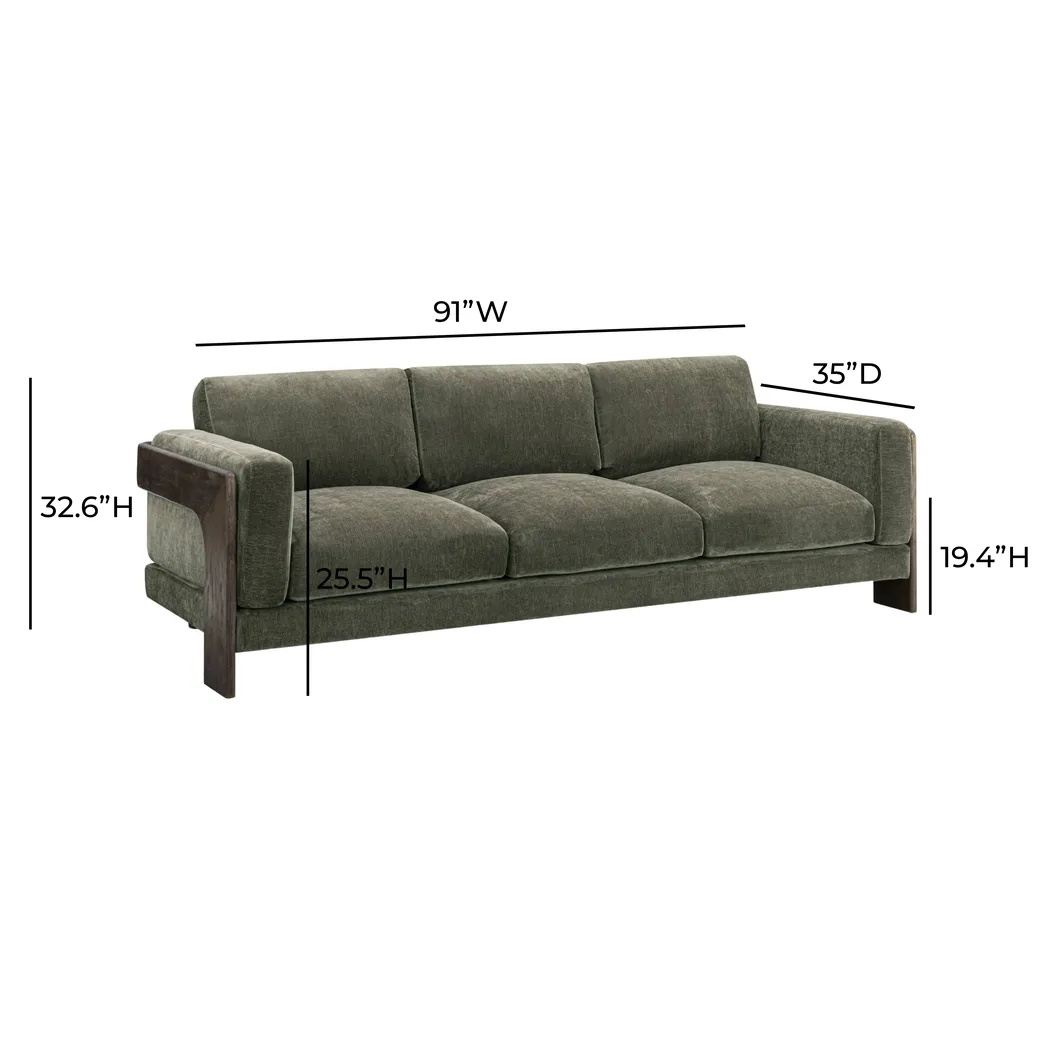 Raziya Green Sofa - Thumbnail - Image 6