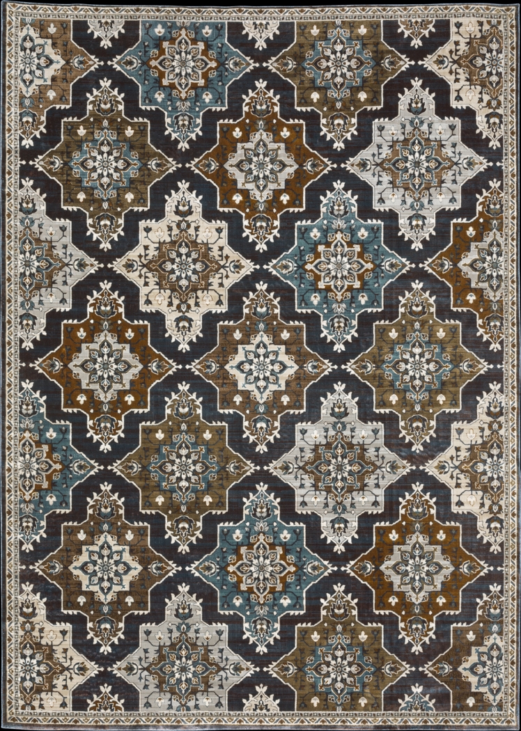 Raziya Rust 7'10 x 10'10 Rug - Thumbnail - Image 1