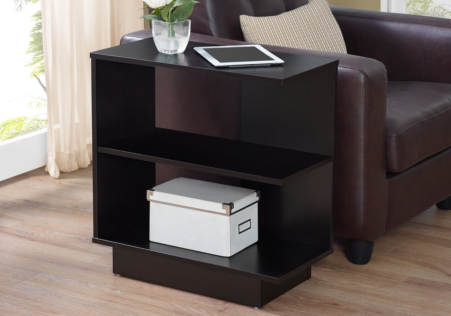Rearden Cappuccino Accent Table - Thumbnail - Image 2