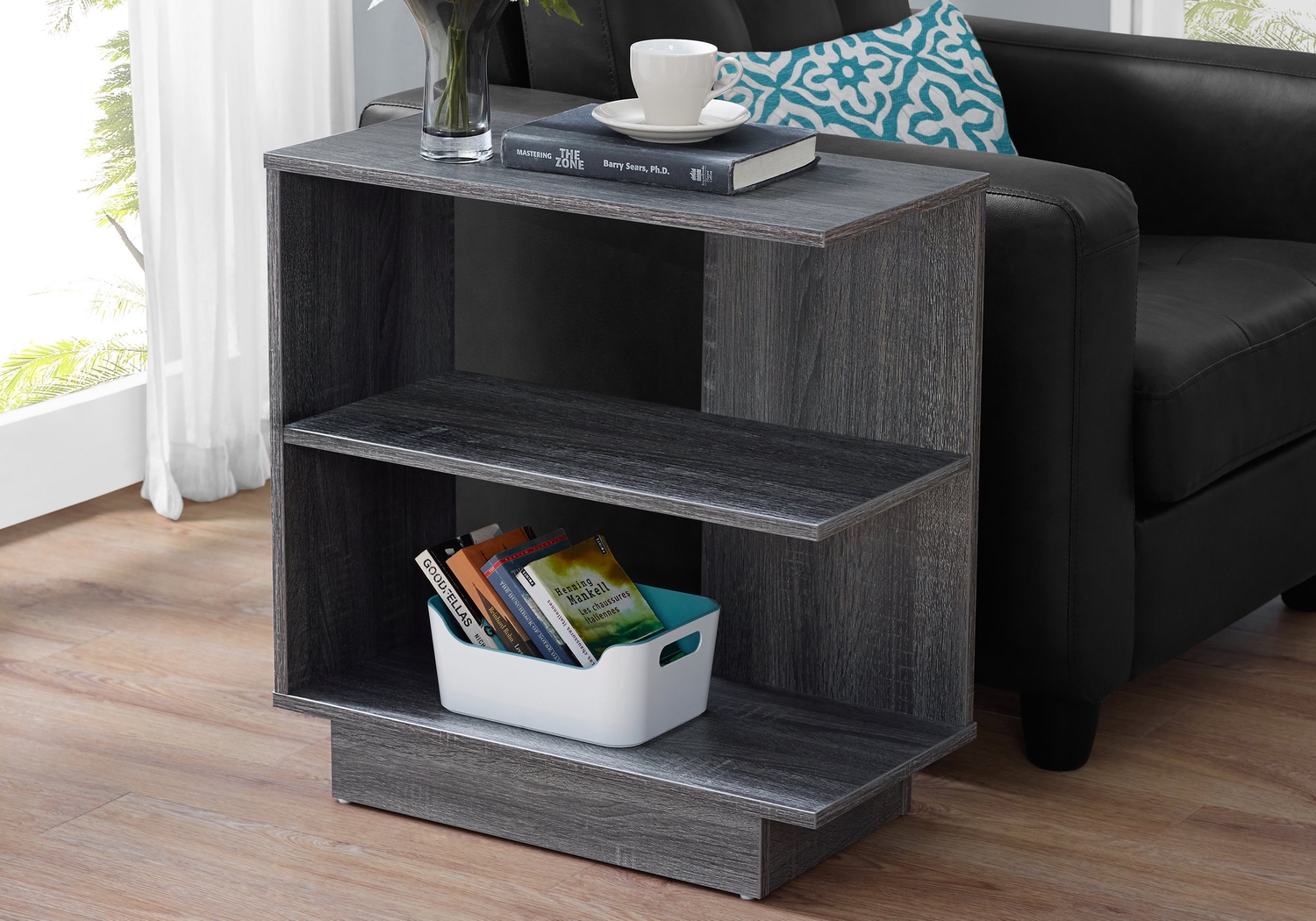 Rearden Gray Accent Table - Thumbnail - Image 2