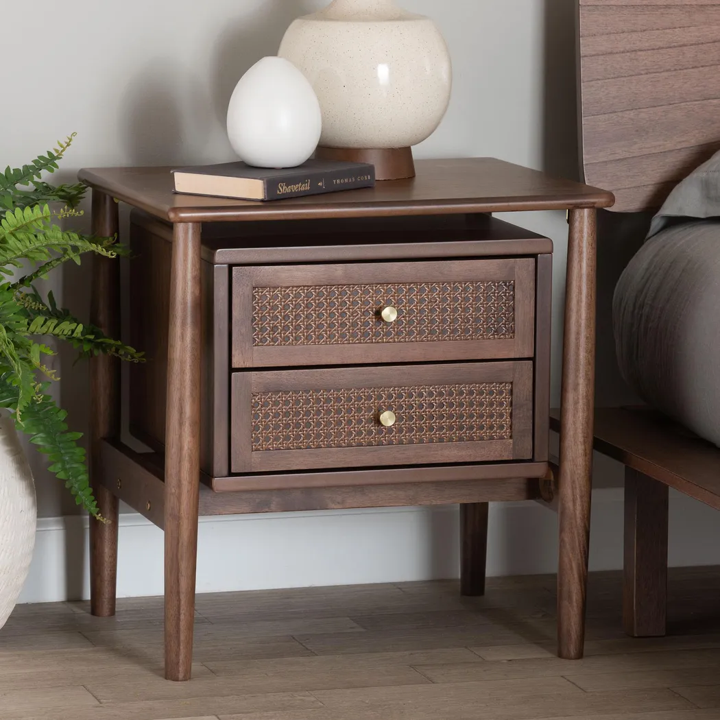 Rebich Brown Nightstand - Thumbnail - Image 2
