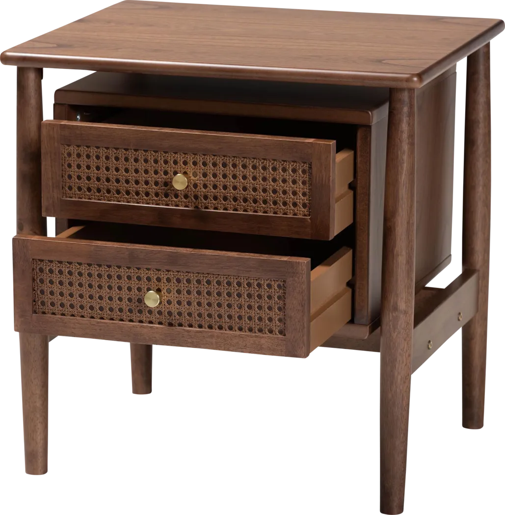Rebich Brown Nightstand - Thumbnail - Image 4