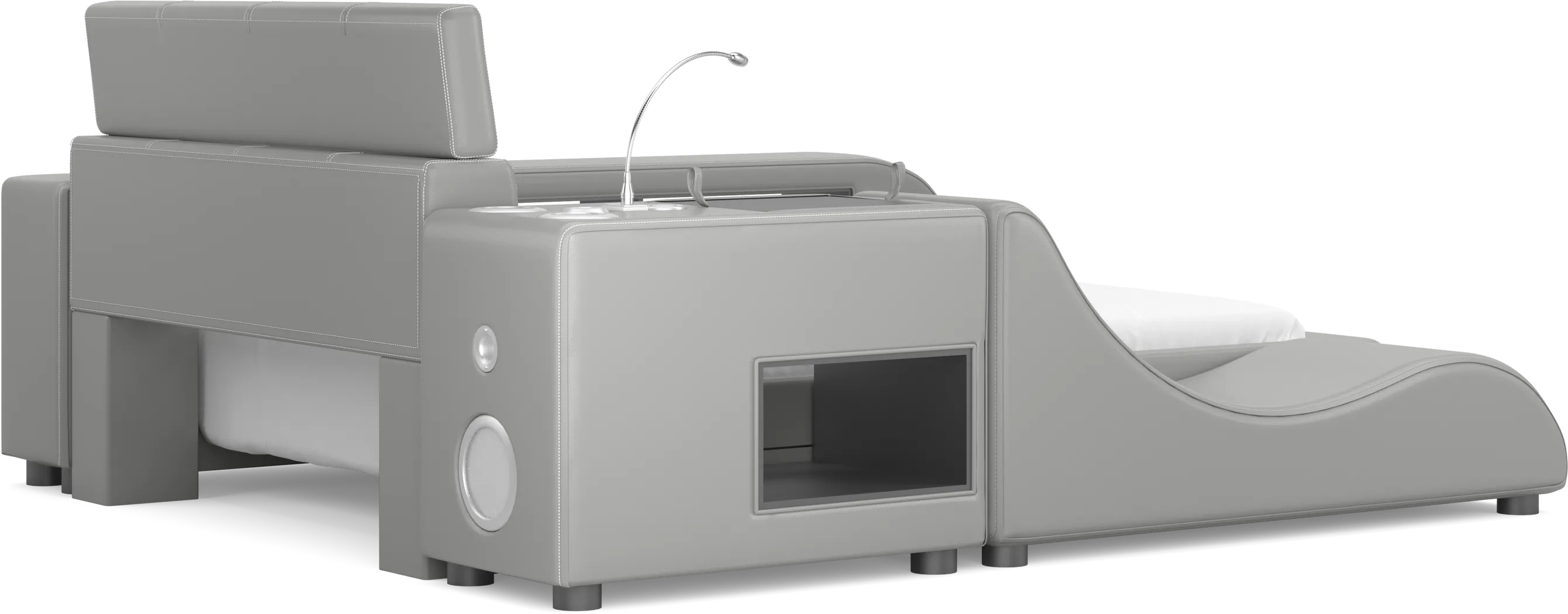 Kids reGen™ Recharged Gray 6 Pc Full Bed with Nightstand, Bookcase and Lounger - Thumbnail - Image 5