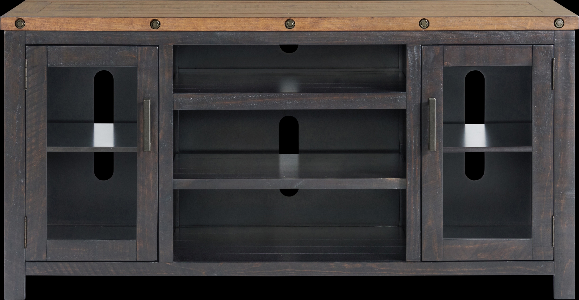 Recton Brown 65 in. Console - Thumbnail - Image 2