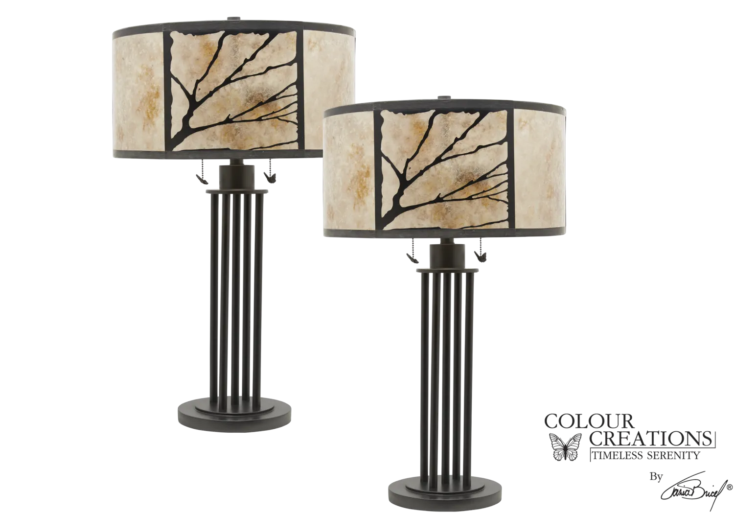 Red Deer Brown Lamp, Set of 2 - Thumbnail - Image 1