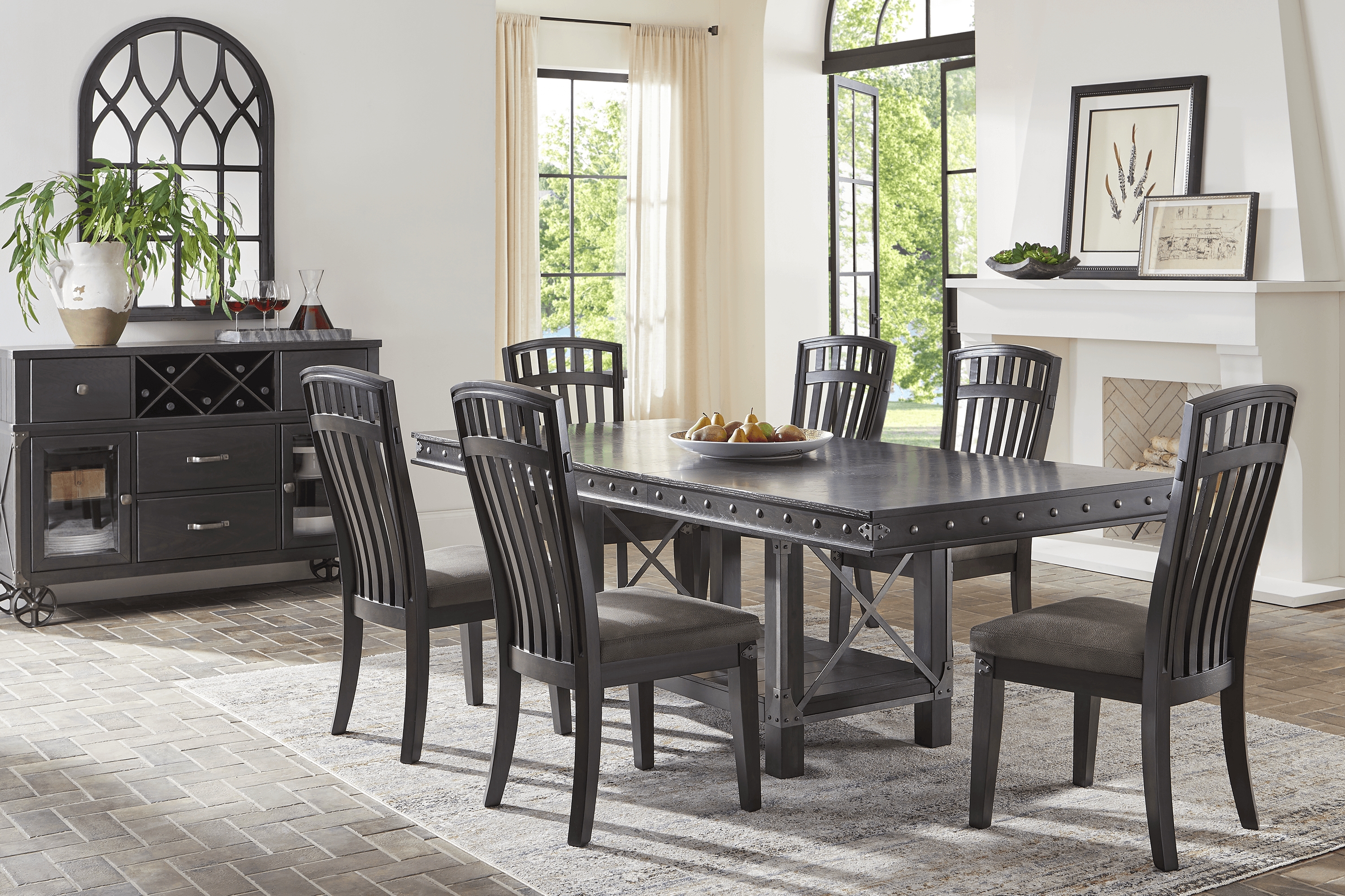 Red Hook Black 5 Pc Dining Room - Thumbnail - Image 1