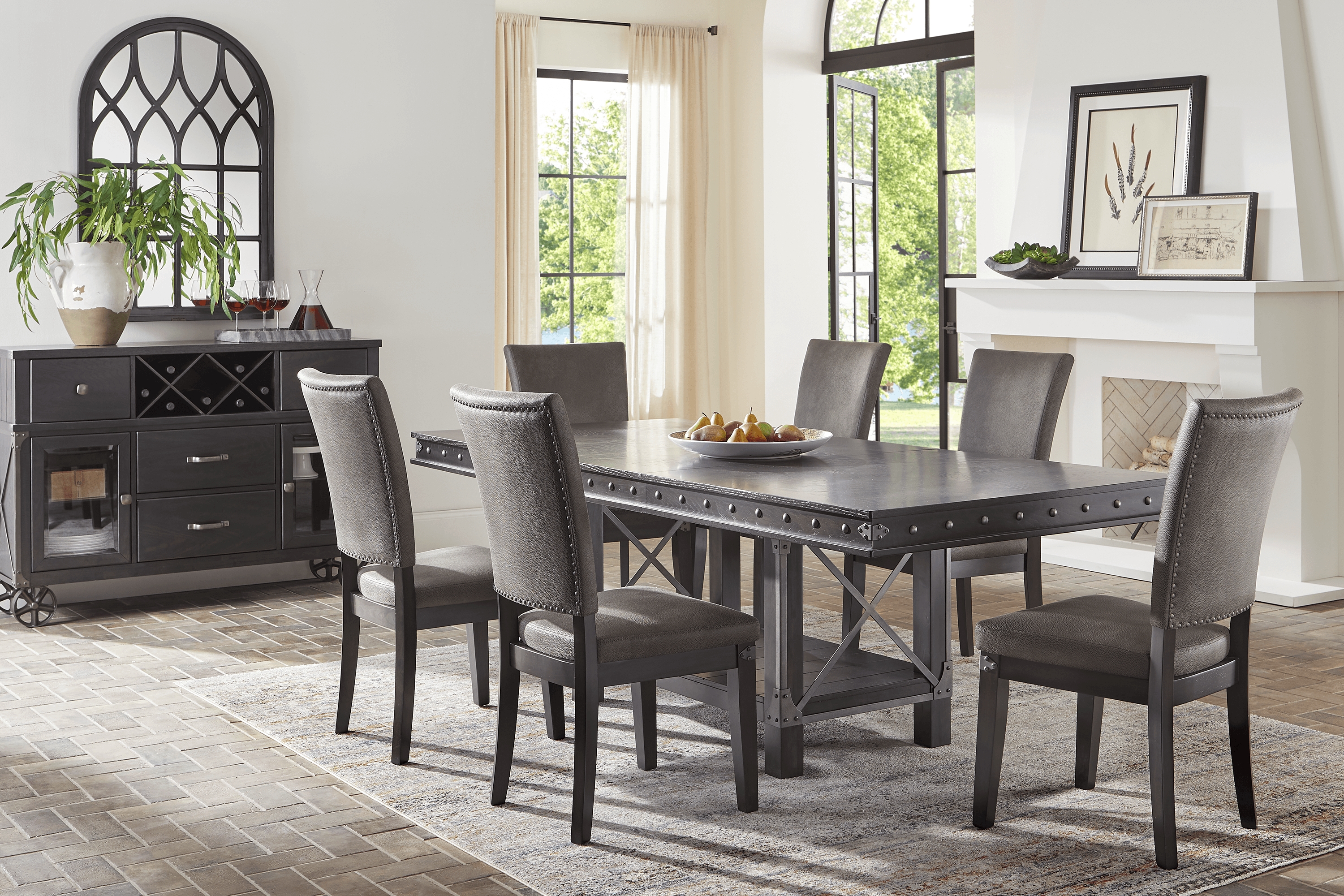Red Hook Black 5 Pc Dining Room - Thumbnail - Image 1