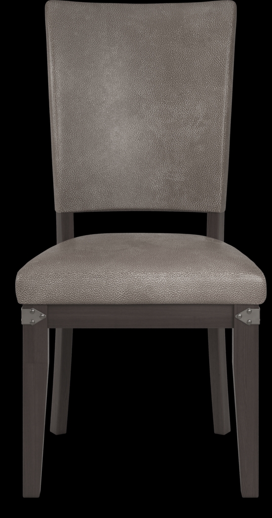 Red Hook Black Upholstered Side Chair - Thumbnail - Image 2