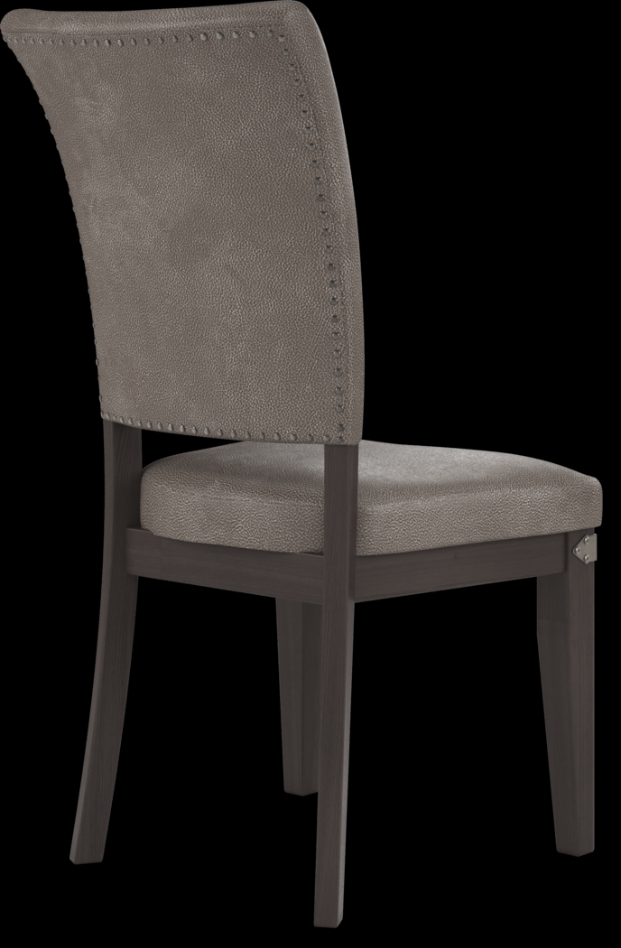 Red Hook Black Upholstered Side Chair - Thumbnail - Image 3