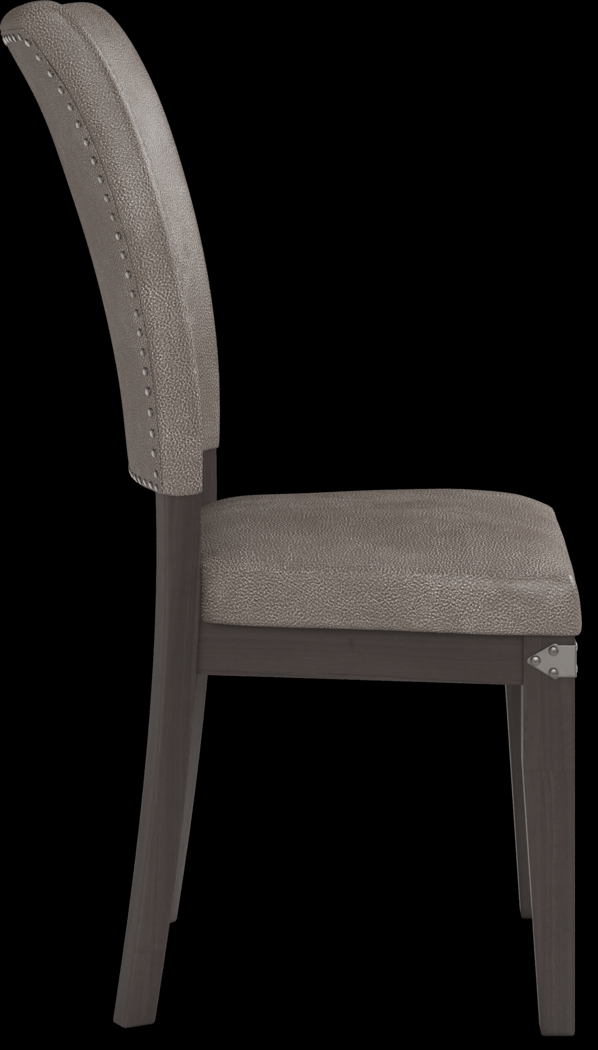 Red Hook Black Upholstered Side Chair - Thumbnail - Image 4
