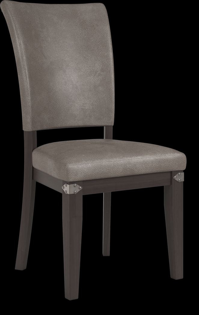 Red Hook Black Upholstered Side Chair - Thumbnail - Image 1