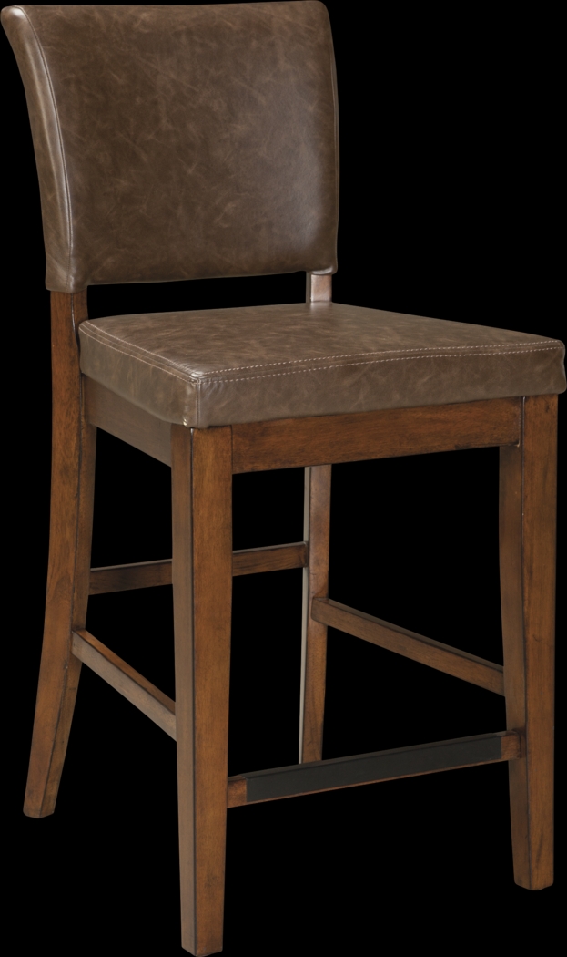 Red Hook Pecan Counter Height Stool - Thumbnail - Image 1