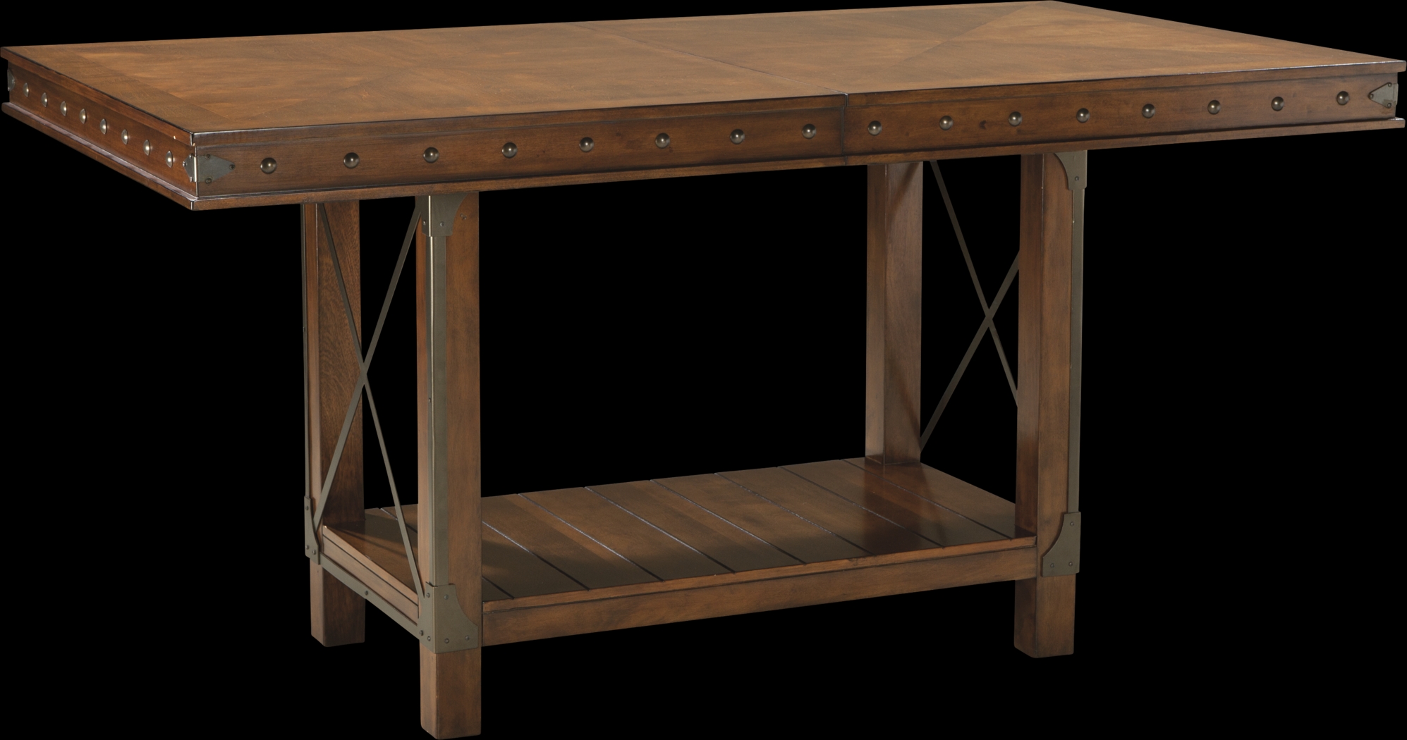 Red Hook Pecan Rectangle Counter Height Dining Table - Thumbnail - Image 1