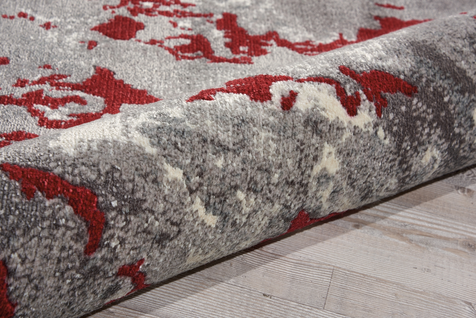 Red Sky Red 8' Round Rug - Thumbnail - Image 3