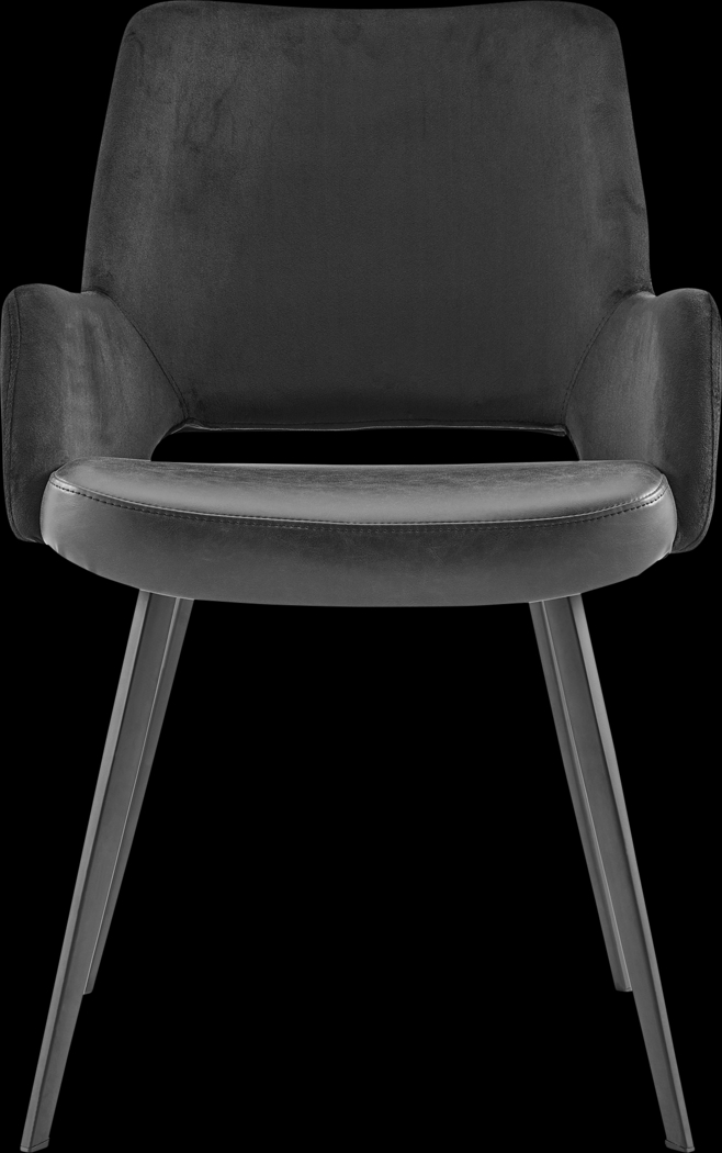 Reder Black Arm Chair - Thumbnail - Image 4