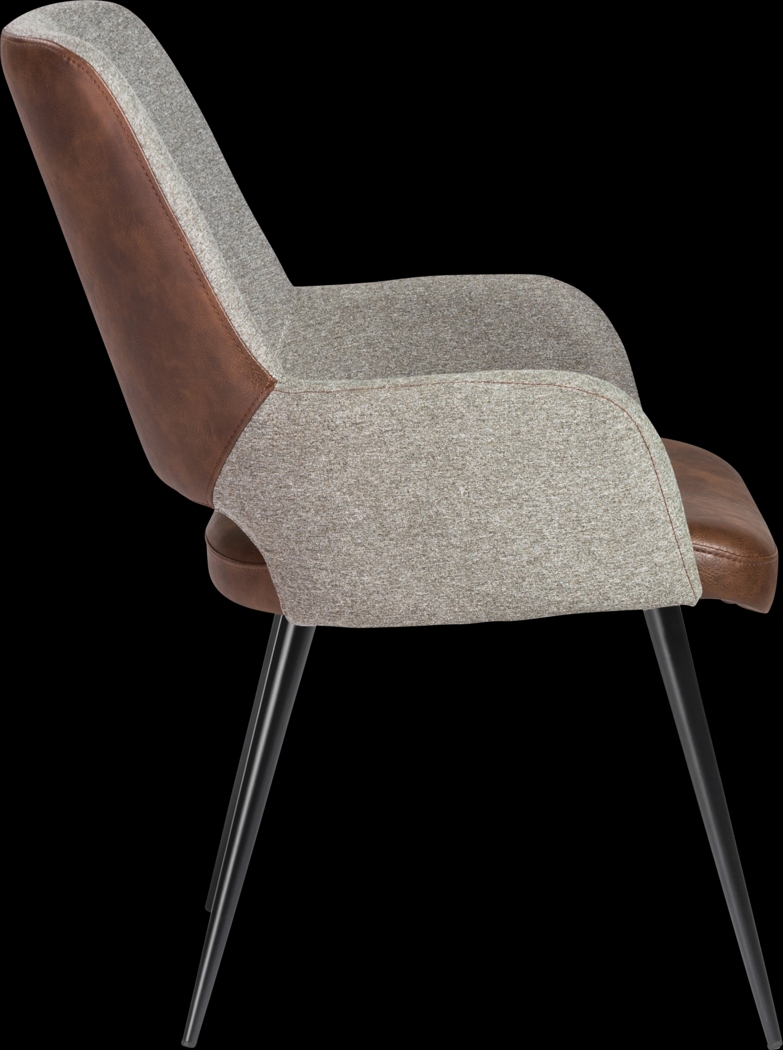 Reder Gray Arm Chair - Thumbnail - Image 3