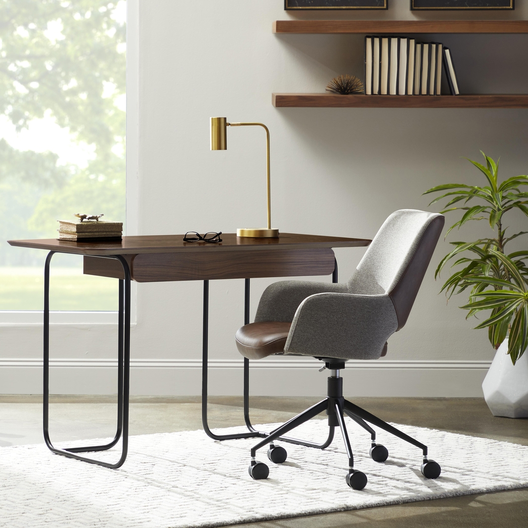Reder Gray Tilt Office Chair - Thumbnail - Image 2