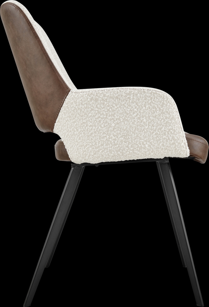 Reder Ivory Arm Chair - Thumbnail - Image 2