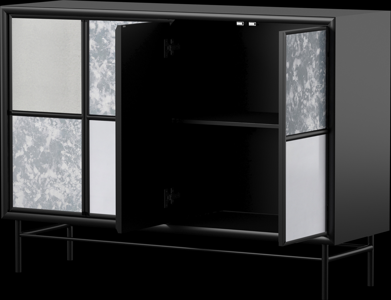 Redhaven Black 48 in. Console - Thumbnail - Image 4