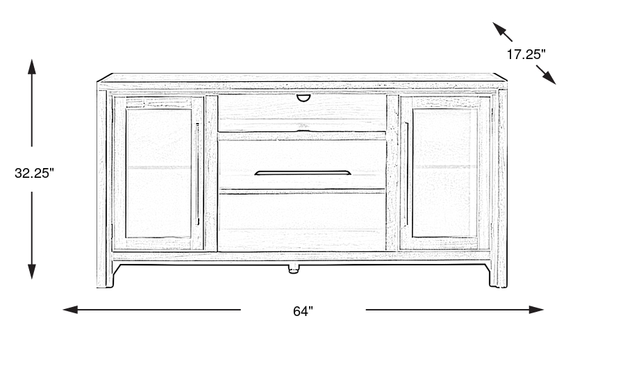 Dimension Image. Please refer to the Dimension Tab on this page for dimension details.