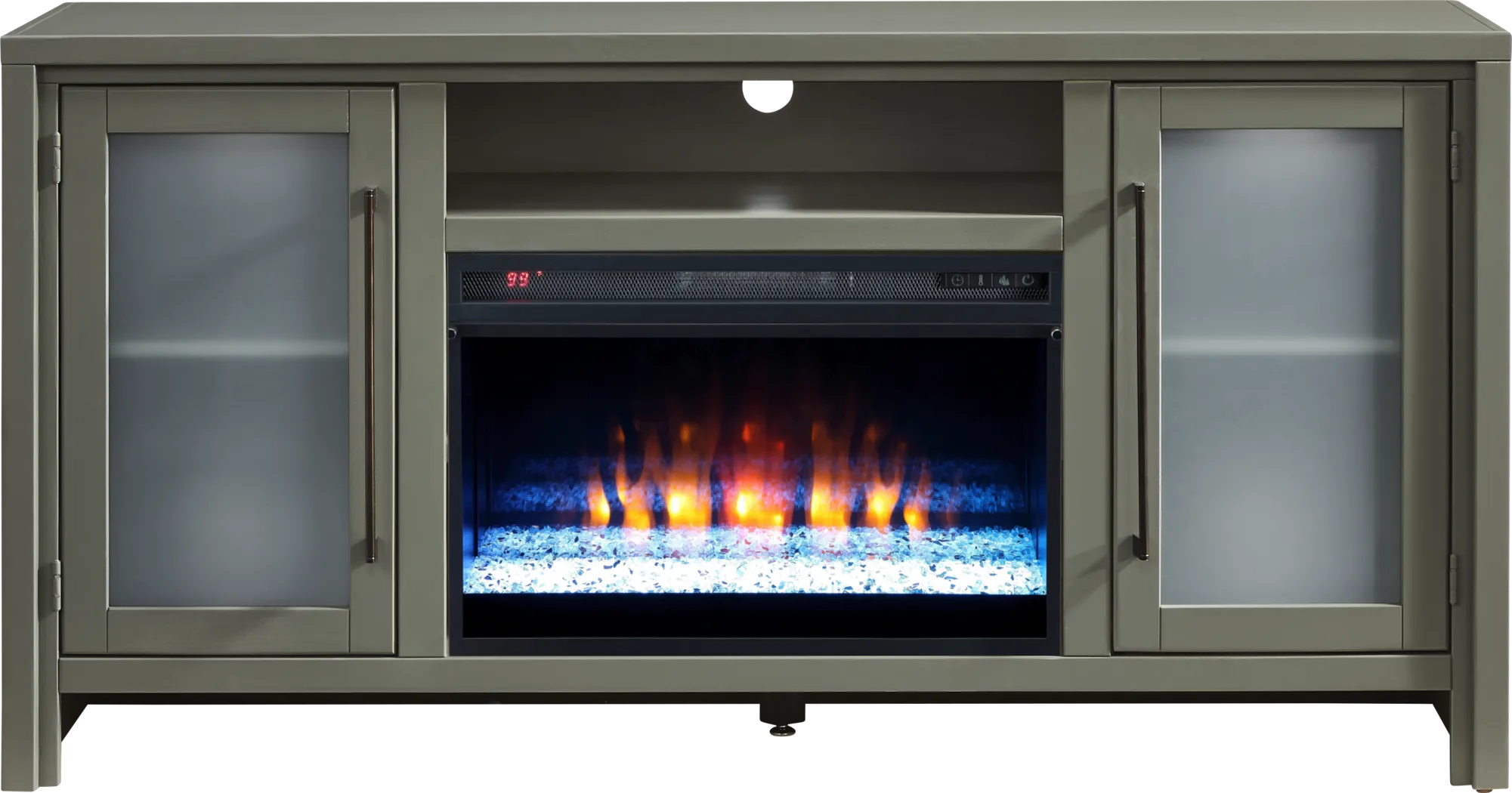 Redmond Sage 64 in. Console with Electric Fireplace - Thumbnail - Image 1