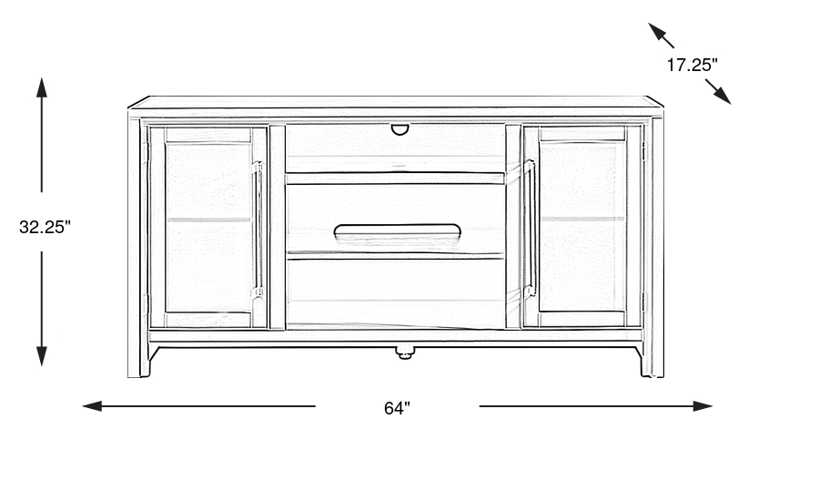 Dimension Image. Please refer to the Dimension Tab on this page for dimension details.