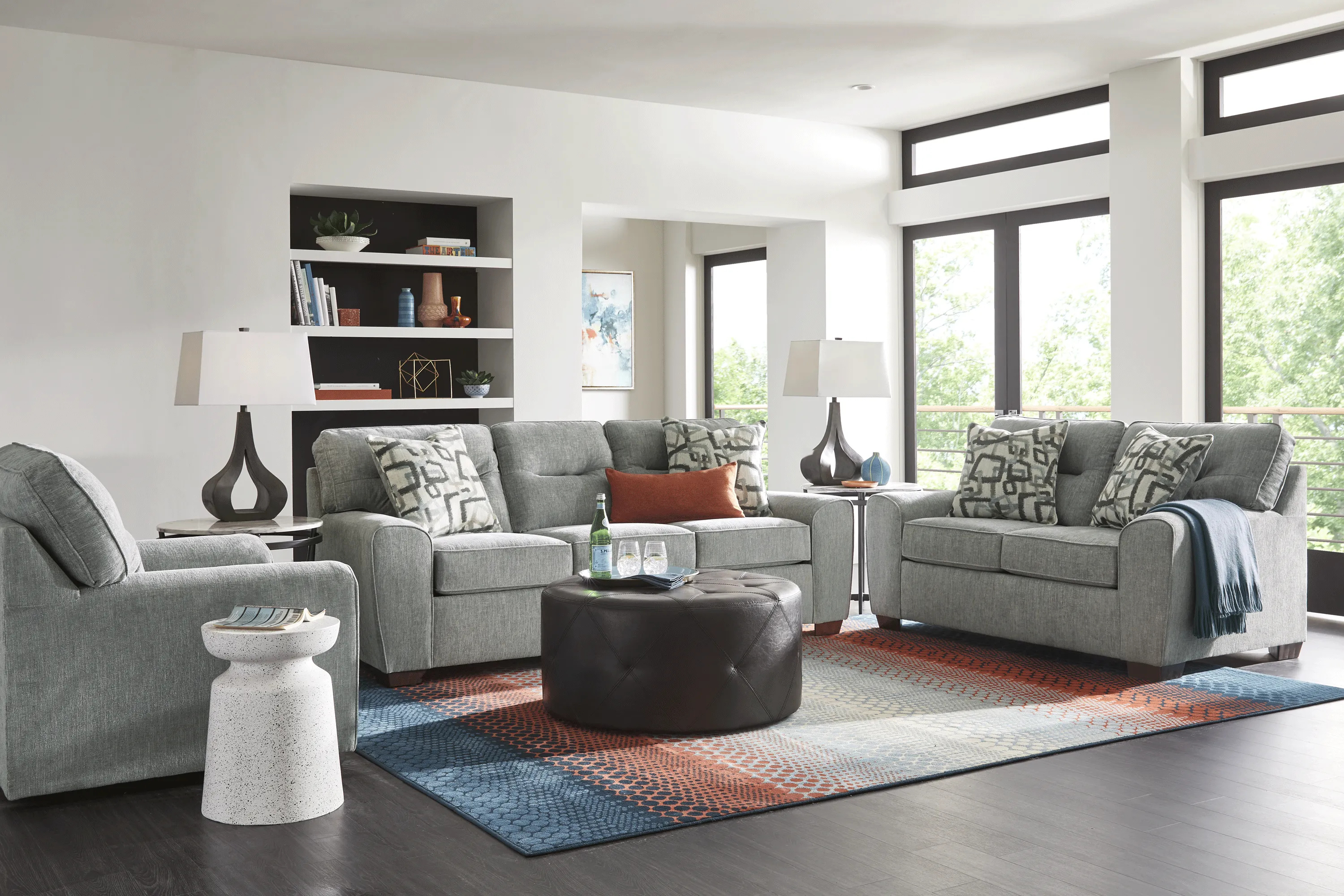 Redwood Park Gray 2 Pc Sectional - Thumbnail - Image 2