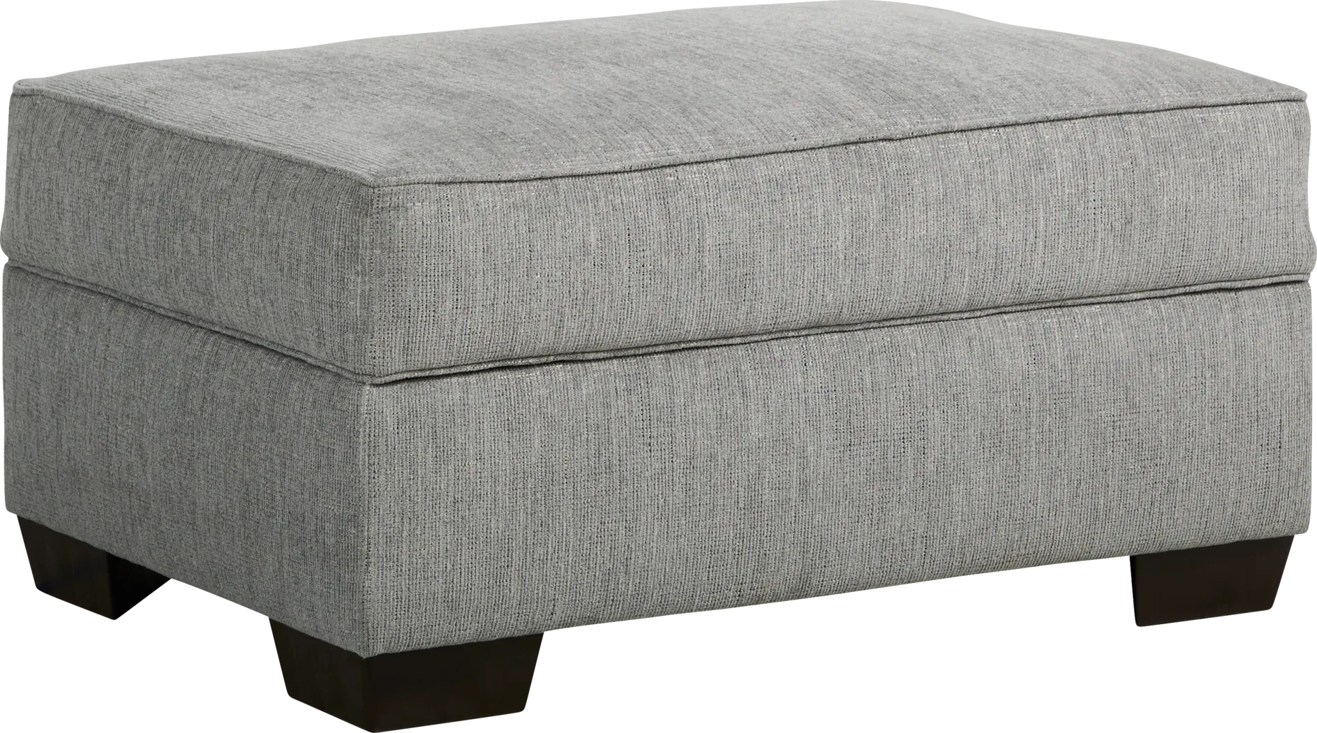 Redwood Park Gray Storage Ottoman - Thumbnail - Image 1
