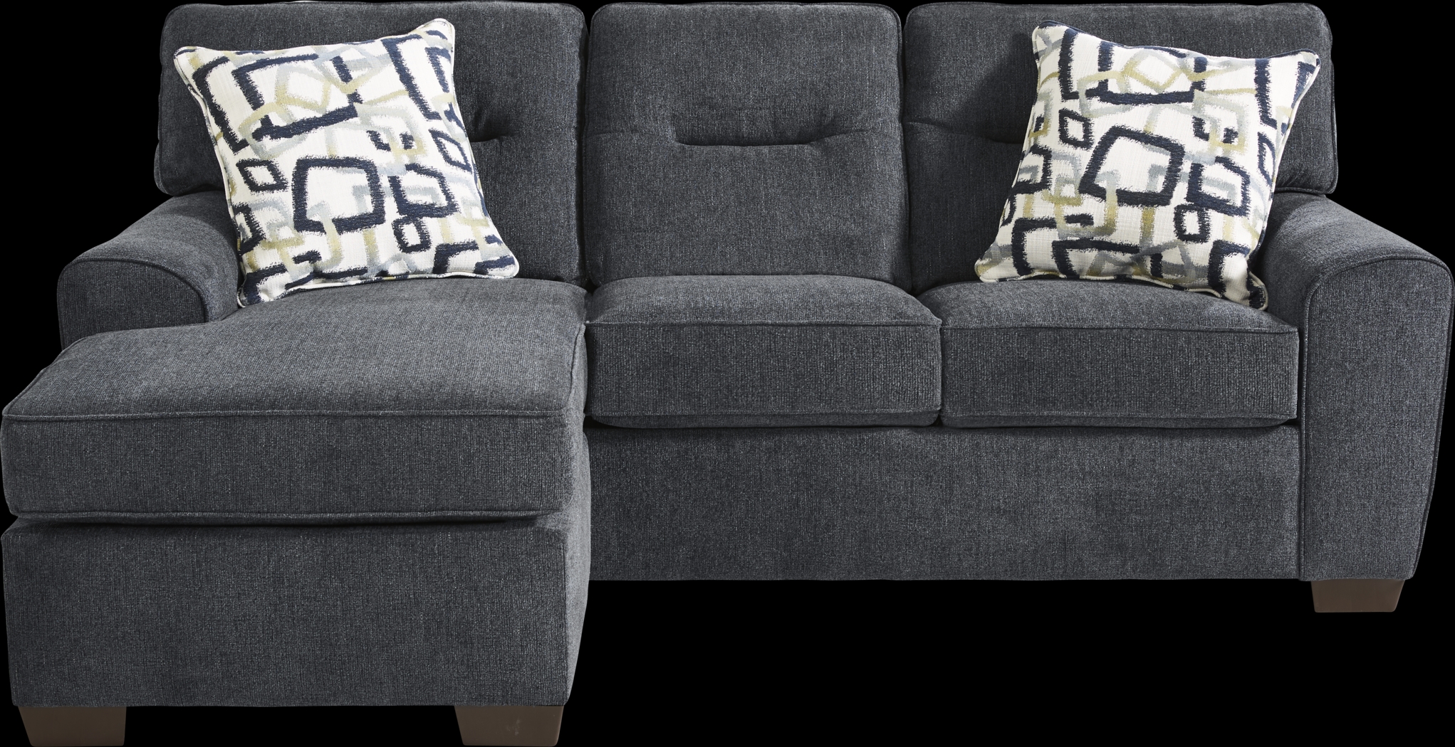 Redwood Park Navy 2 Pc Sectional - Thumbnail - Image 1