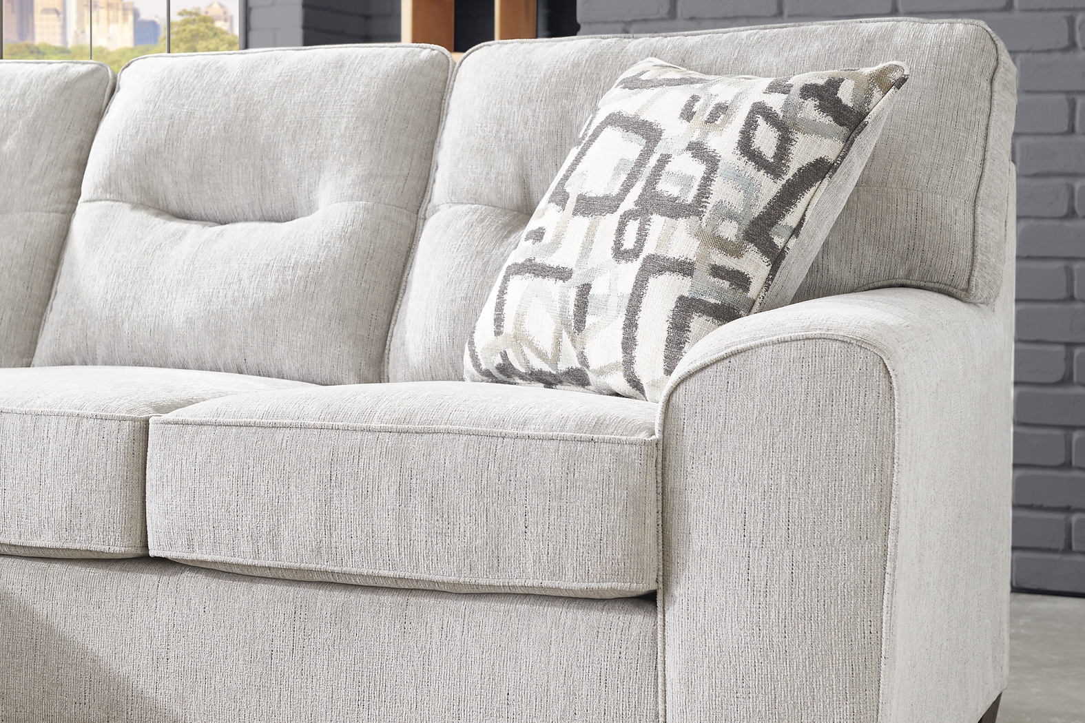 Redwood Park Smoke 2 Pc Sectional Living Room - Thumbnail - Image 4