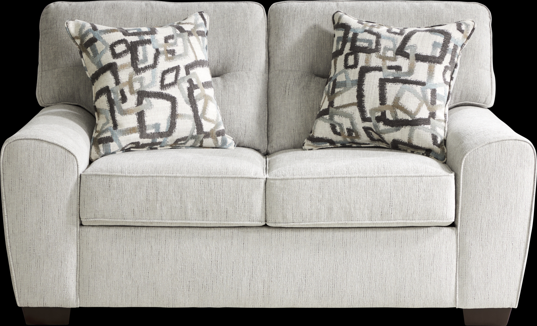 Redwood Park Smoke Loveseat - Thumbnail - Image 1