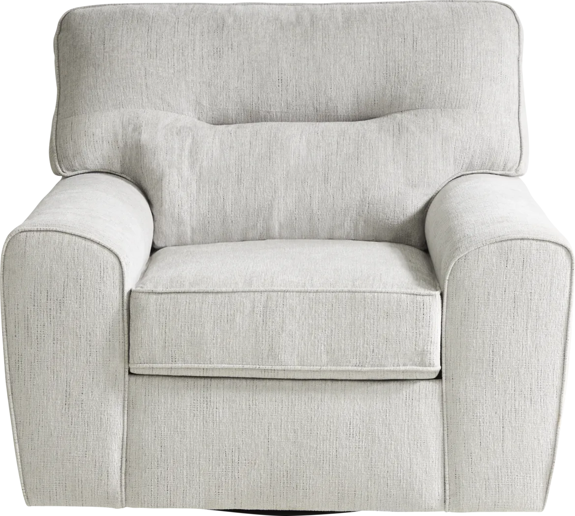 Redwood Park Smoke Swivel Chair - Thumbnail - Image 2