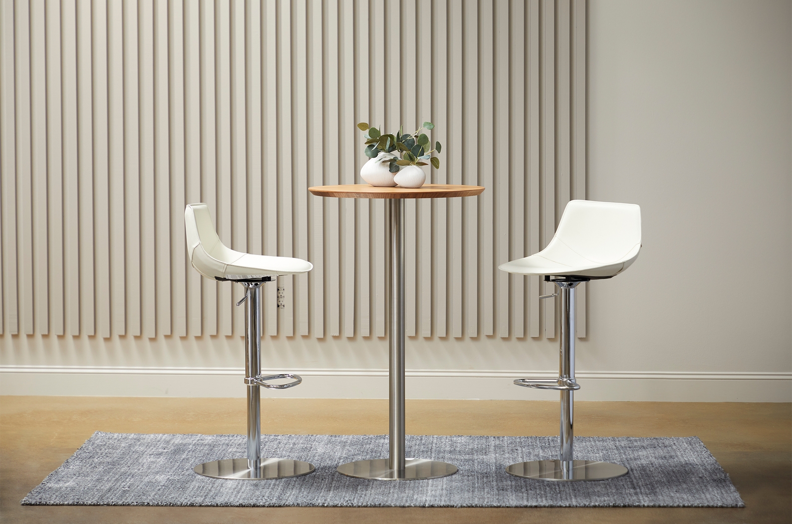 Reebe White Barstool - Thumbnail - Image 3