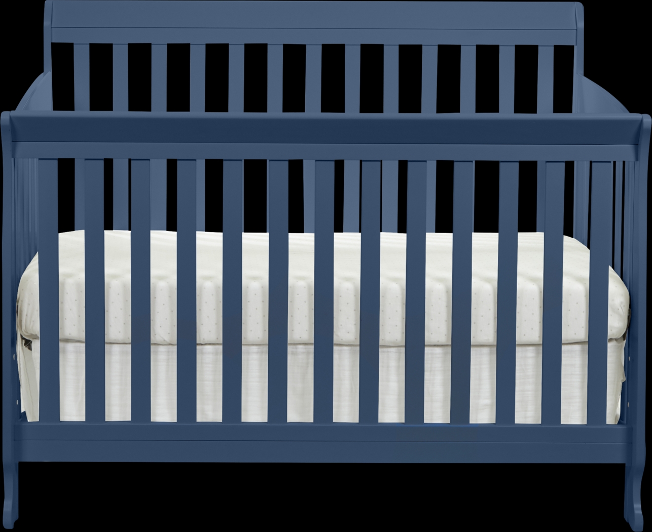 Reena Navy Convertible Crib with Toddler Rail - Thumbnail - Image 2