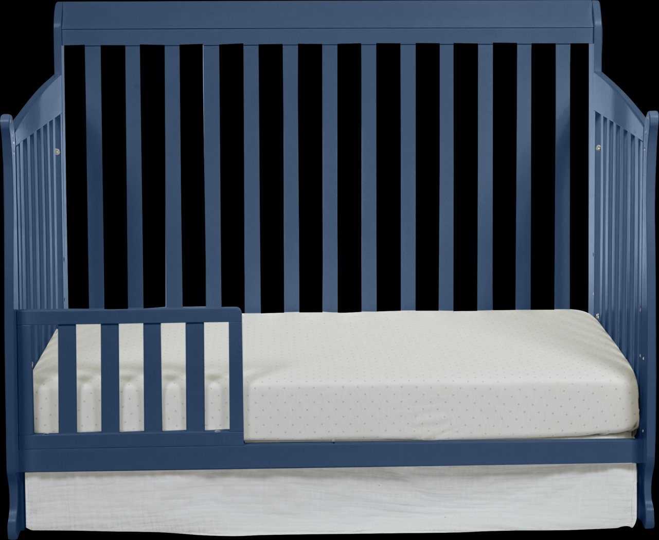 Reena Navy Convertible Crib with Toddler Rail - Thumbnail - Image 3