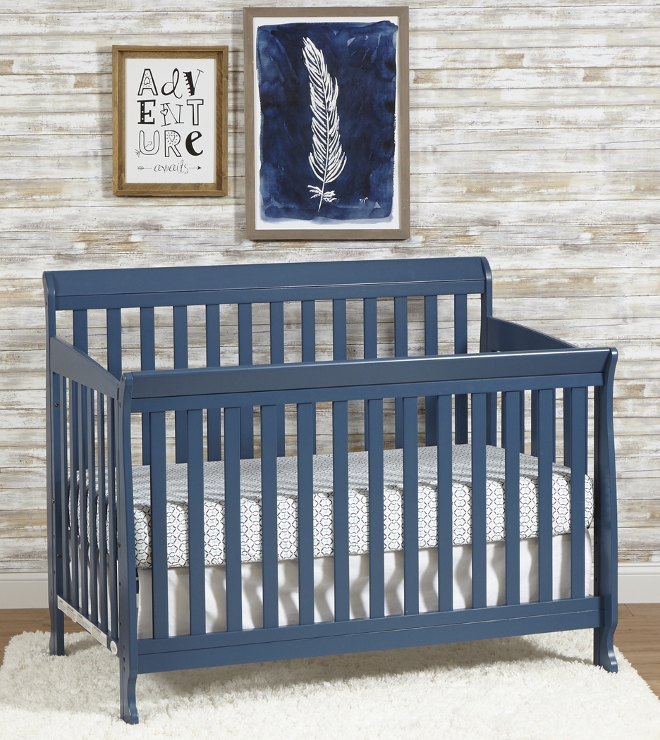 Reena Navy Convertible Crib with Toddler Rail - Thumbnail - Image 10