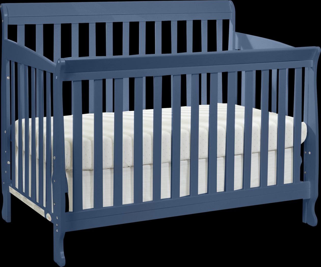 Reena Navy Convertible Crib with Toddler Rail - Thumbnail - Image 1