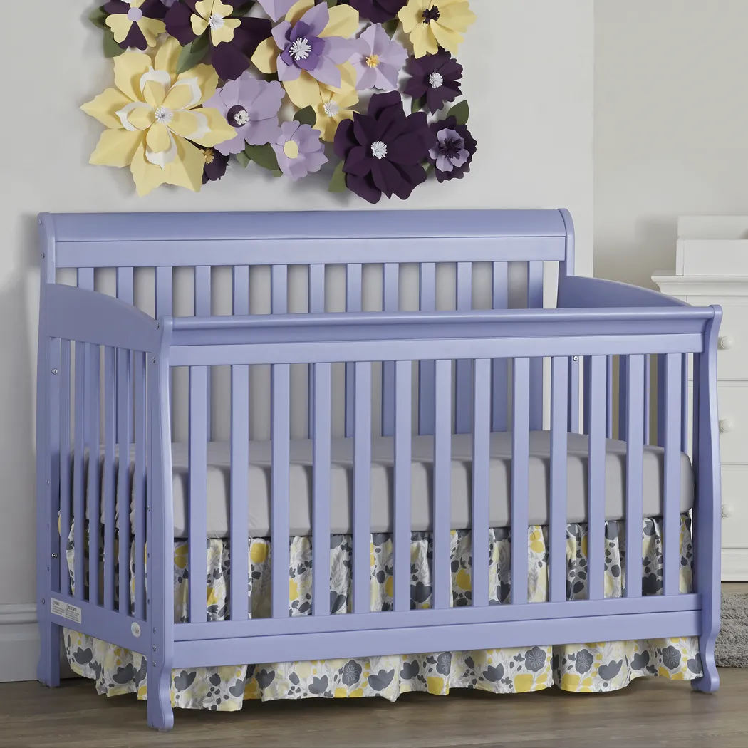 Reena Lilac Convertible Crib with Toddler Rail - Thumbnail - Image 4