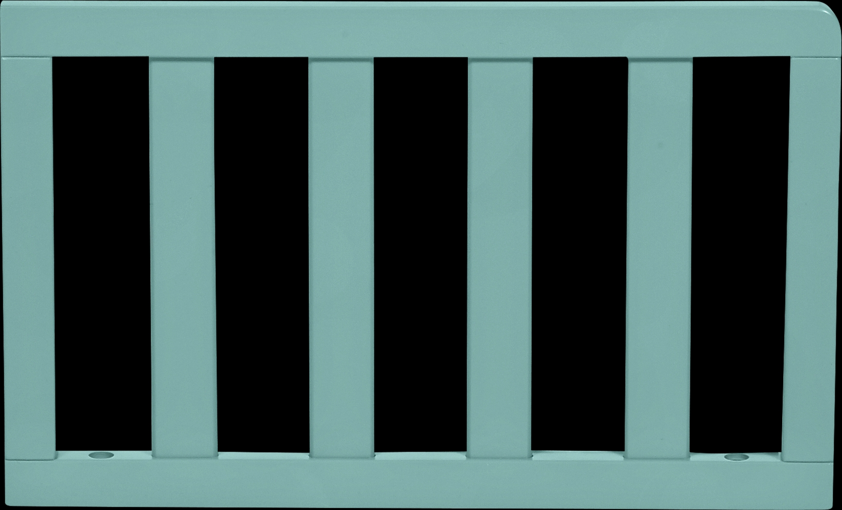 Reena Turquoise Convertible Crib with Toddler Rail - Thumbnail - Image 3