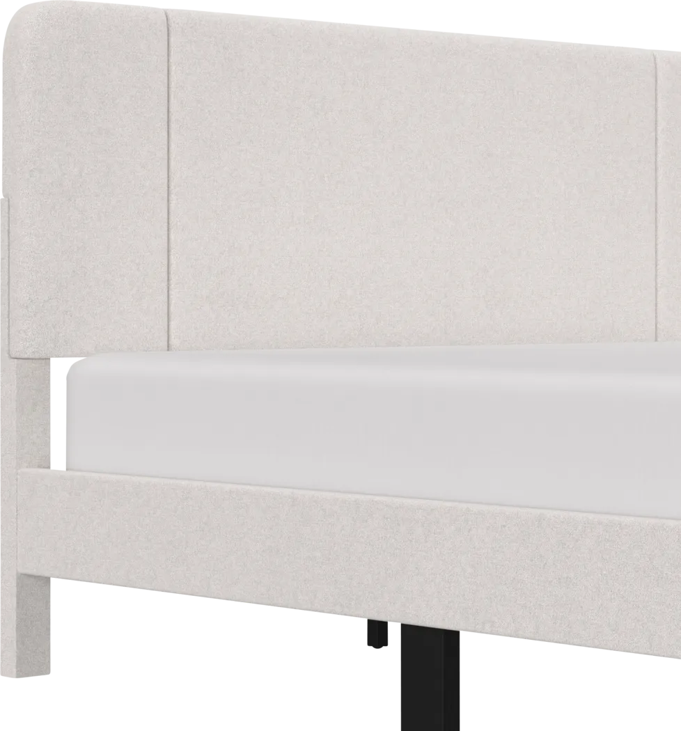 Reesha Beige King Bed - Thumbnail - Image 12