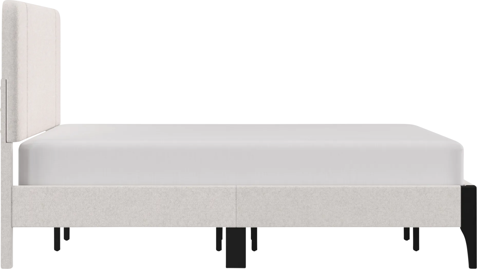 Reesha Beige King Bed - Thumbnail - Image 7