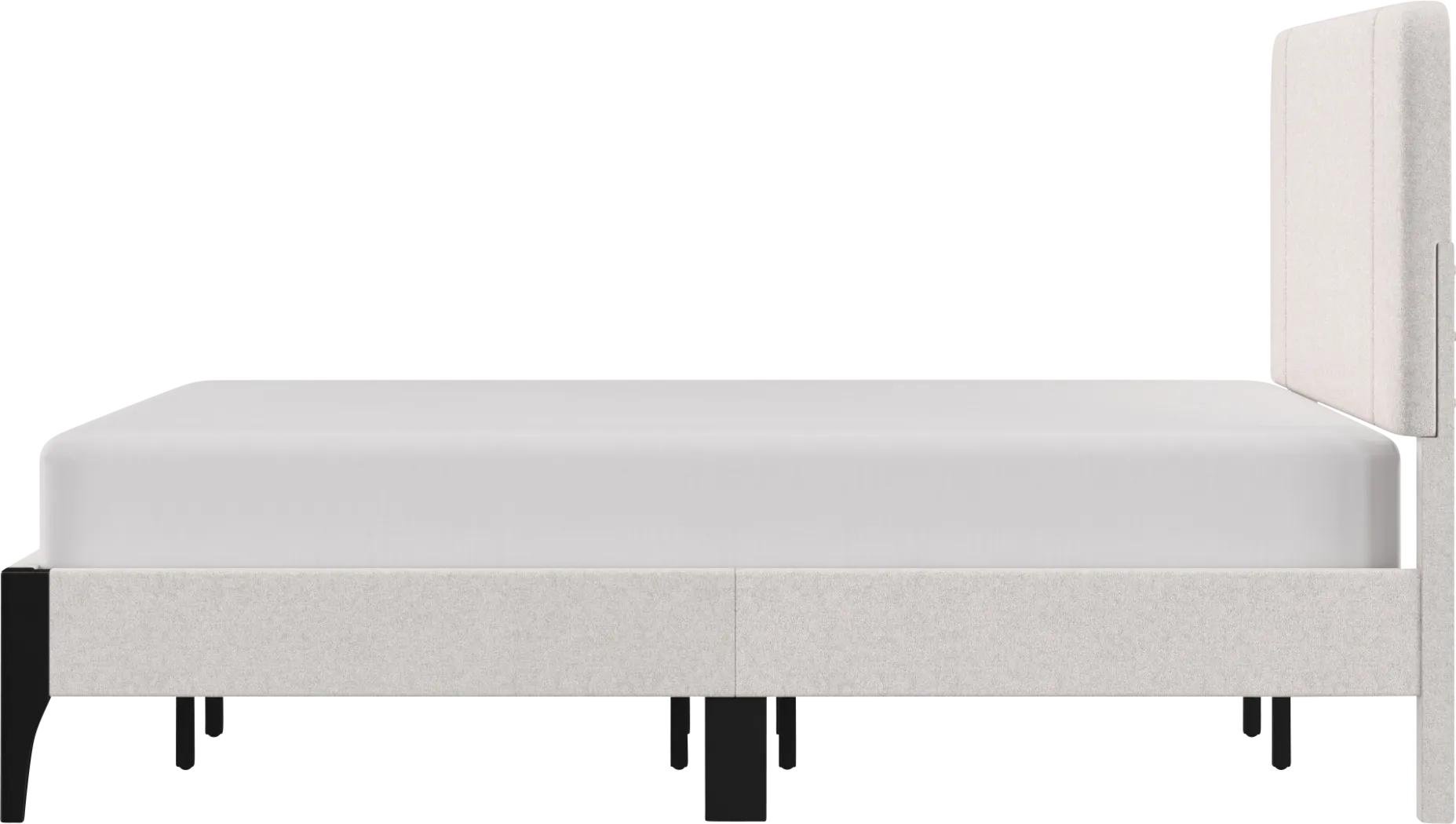 Reesha Beige King Bed - Thumbnail - Image 9