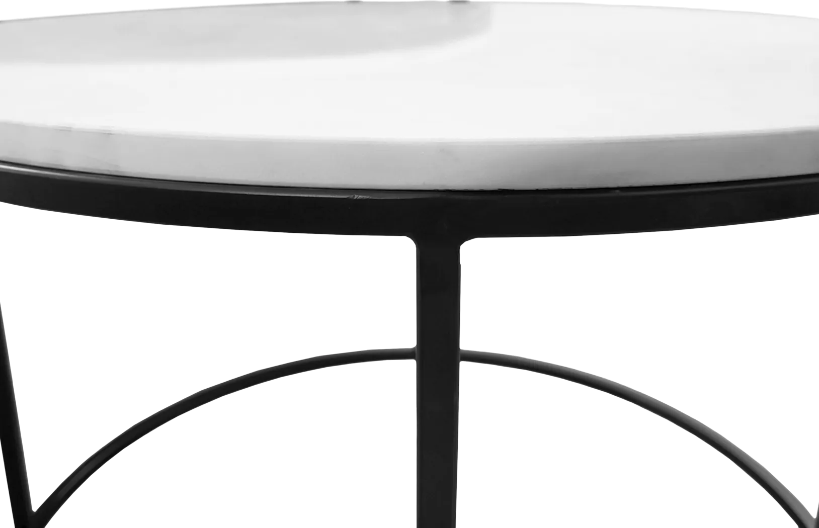 Reeves White Nesting Cocktail Tables, Set of 2 - Thumbnail - Image 3