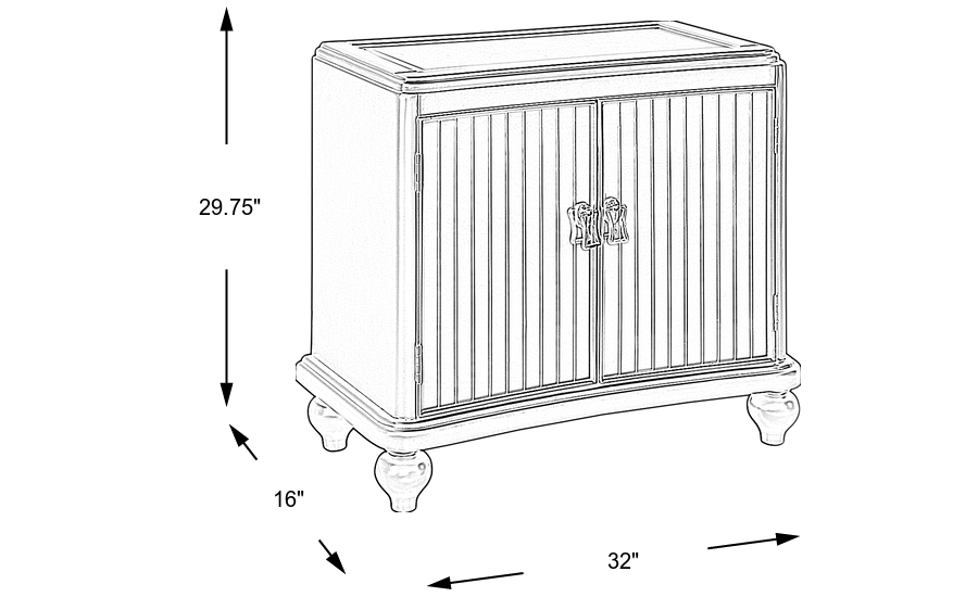 Dimension Image. Please refer to the Dimension Tab on this page for dimension details.