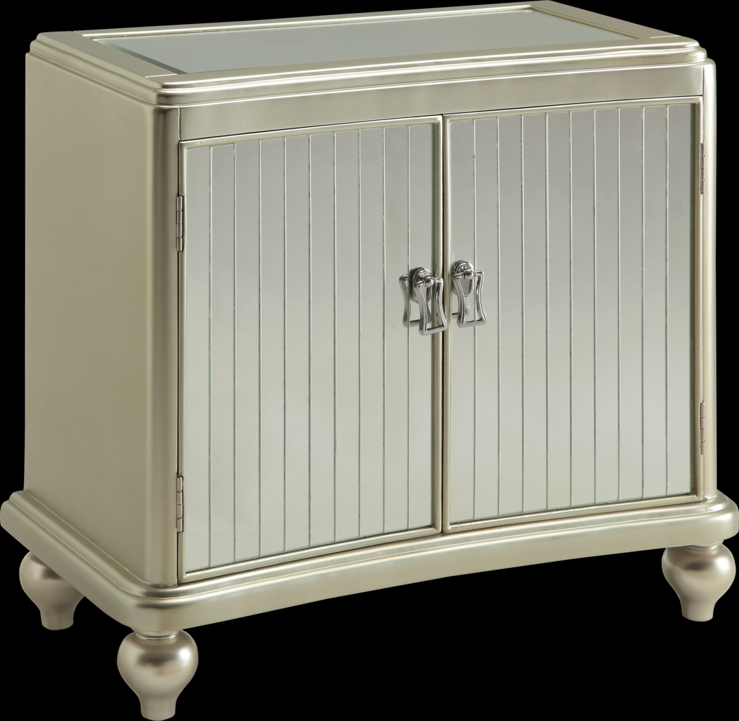 Reflection Road Champagne Accent Cabinet - Thumbnail - Image 1