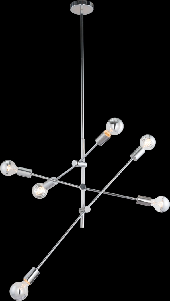 Refugio Cove Chrome Chandelier - Thumbnail - Image 4