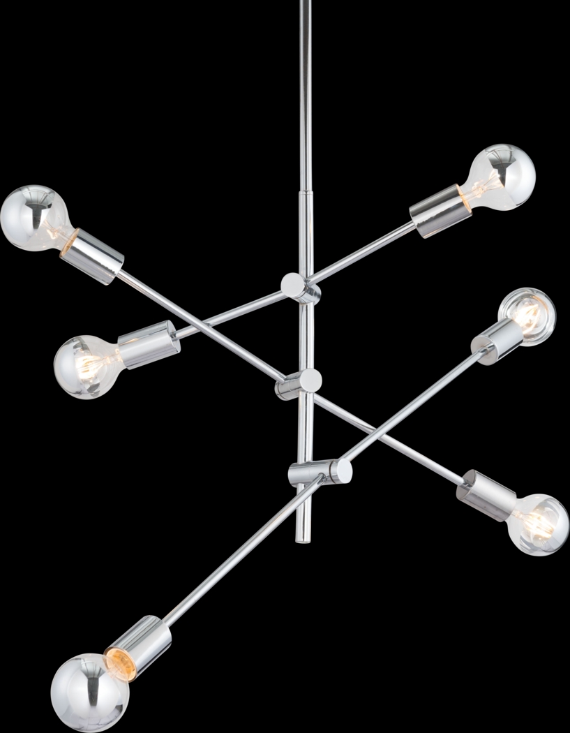 Refugio Cove Chrome Chandelier - Thumbnail - Image 1